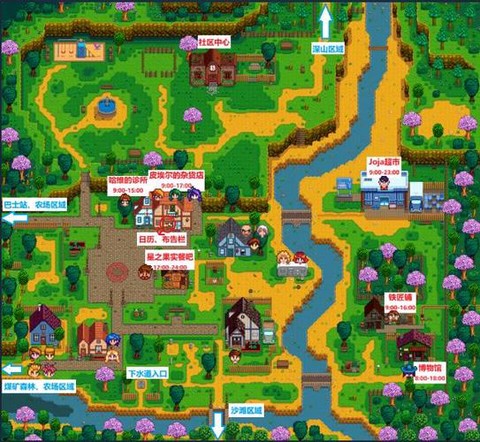 星露谷物语怎么看地图