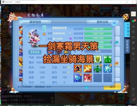 神武45级带什么宠[图1]