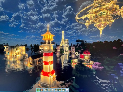 我的世界晚上怎么照明