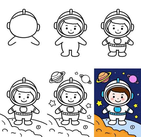 迷你世界宇航员怎么画[图1]